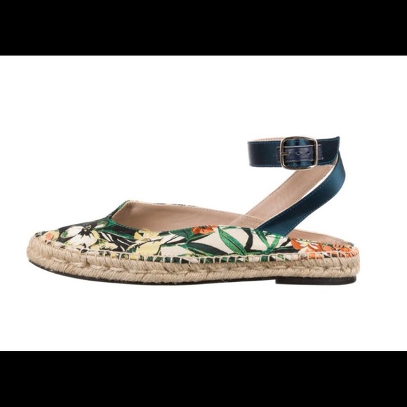 Stuart Weitzman floral print flat espadrilles - Picture 4 of 11